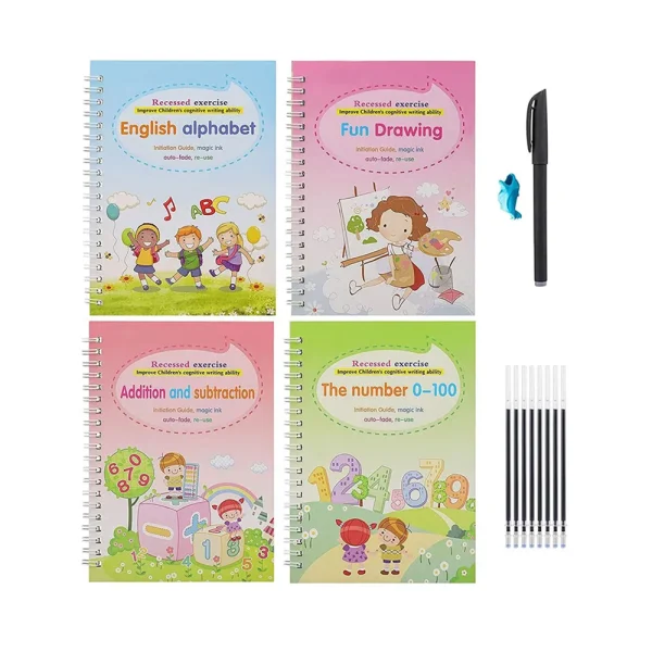 4-Pcs-Set-Magic-Practice-Copybook